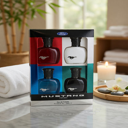 Mustang by Mustang, 4 Piece Gift Set for Men