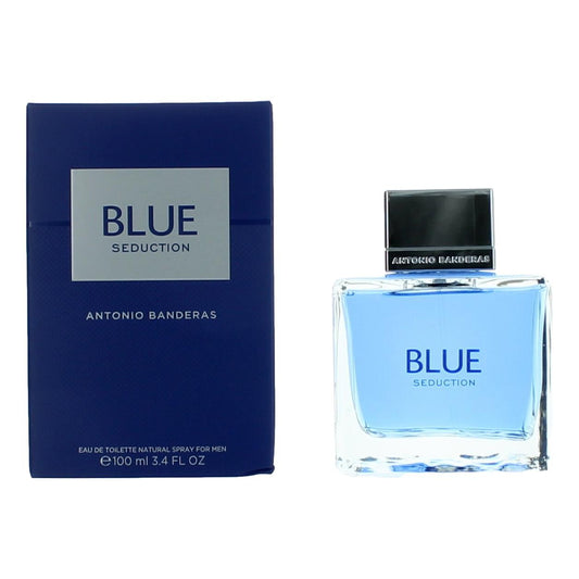 Blue Seduction by Antonio Banderas, 3.4 oz EDT Spray for Men