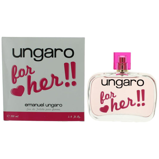 Ungaro for Her by Emanuel Ungaro, 3.4 oz EDT Spray for Women