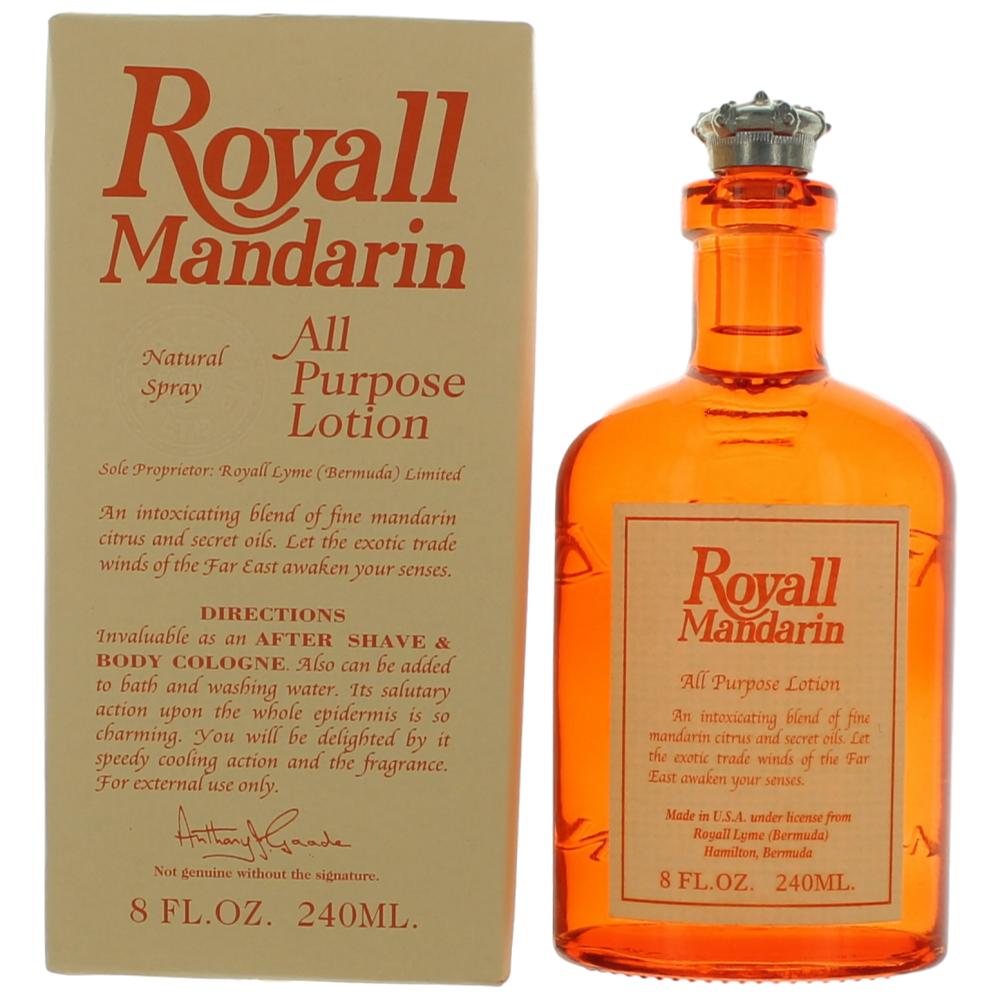 Royall Mandarin by Royall Fragrances, 8 oz All Purpose Lotion for Men