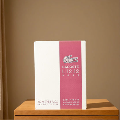 Lacoste L. 12.12 Rose by Lacoste, 3.3 oz EDT Spray for Women