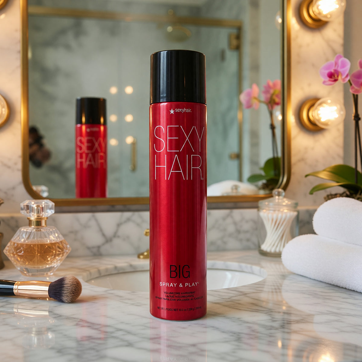 Big Spray & Play by Sexy Hair, 10 oz Hairspray