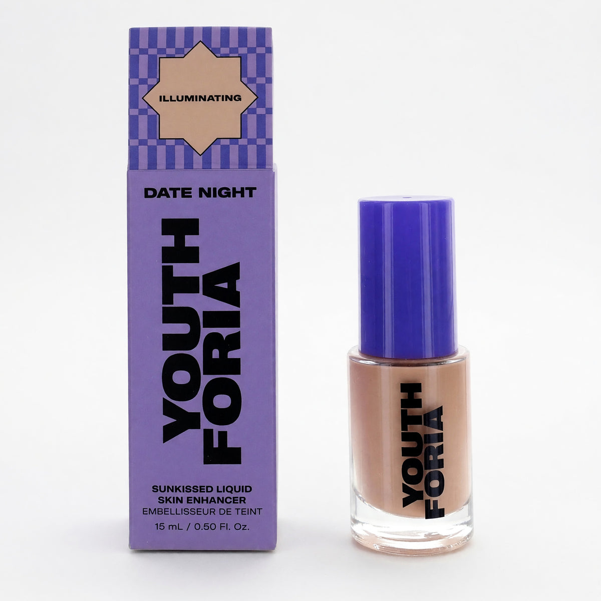 Date Night by Youthforia, 0.5oz Sunkissed Liquid Skin Enhancer - Illuminating - Illuminating