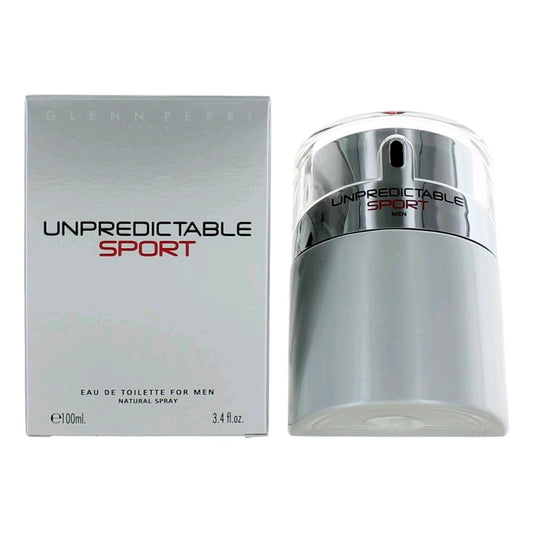 Unpredictable Sport by Glenn Perri, 3.4 oz EDT Spray for Men