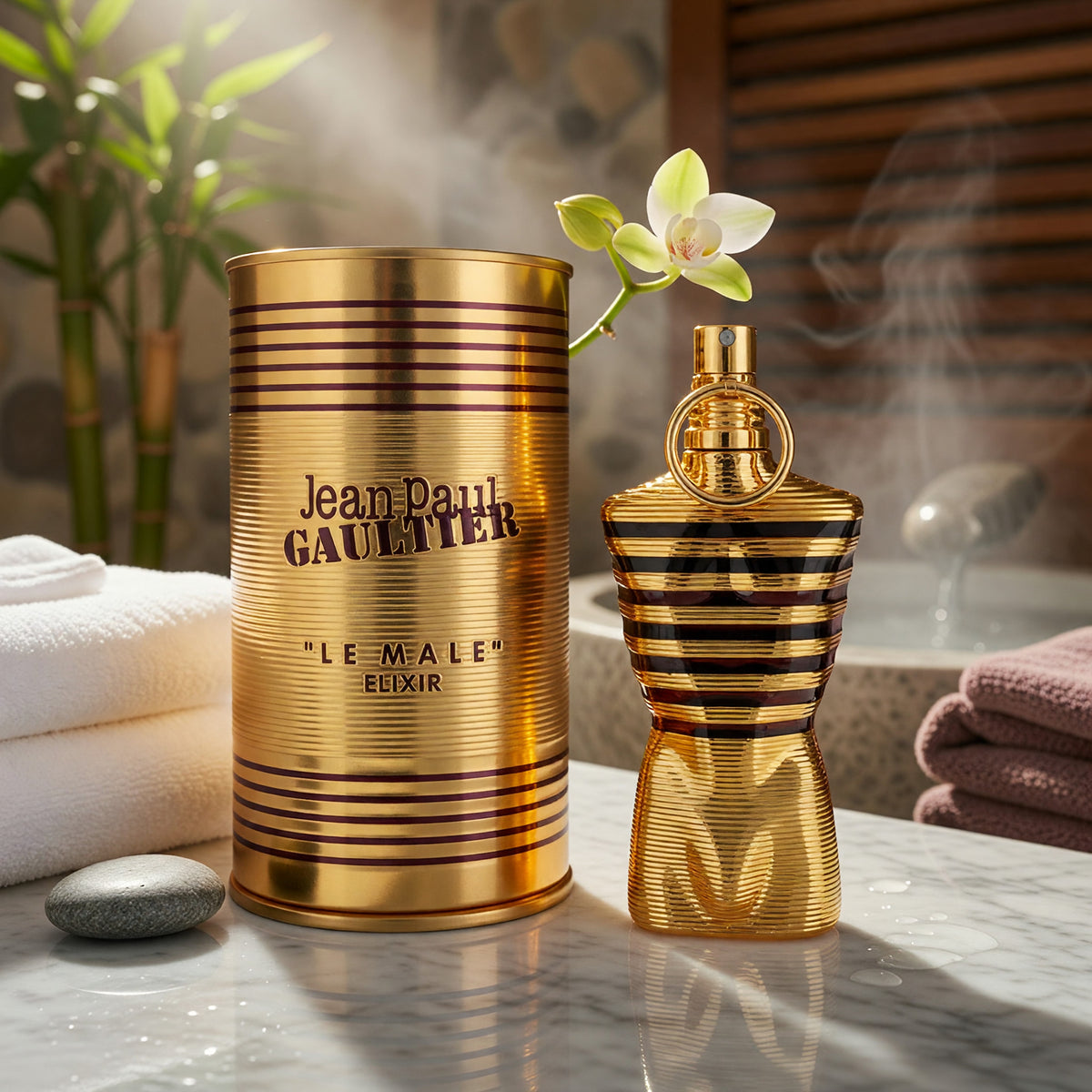 Jean Paul Gaultier Le Male Elixir by JPG, 2.5 oz Parfum Spray for Men