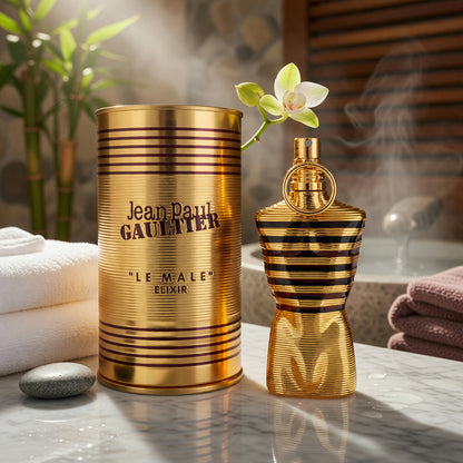 Jean Paul Gaultier Le Male Elixir by JPG, 2.5 oz Parfum Spray for Men