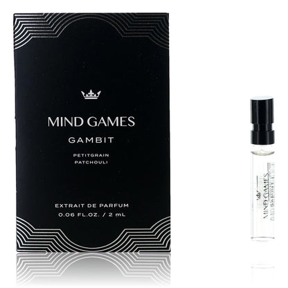 Gambit by Mind Games, 0.06 oz Extrait de Parfum for Unisex Sample  