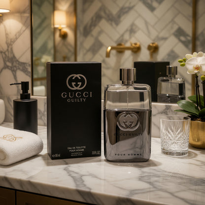 Gucci Guilty Pour Homme by Gucci, 3 oz EDT Spray for Men