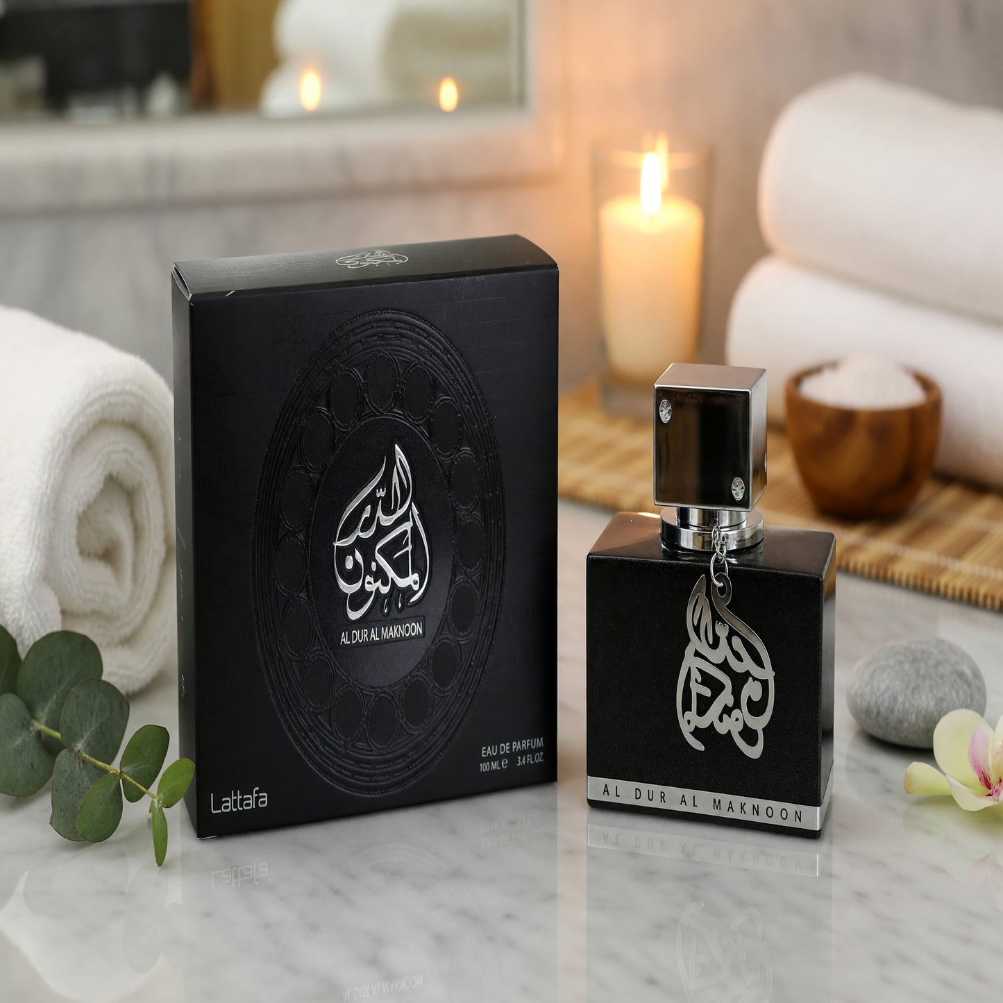 Al Dur Al Maknoon Silver by Lattafa, 3.4 oz EDP Spray for
