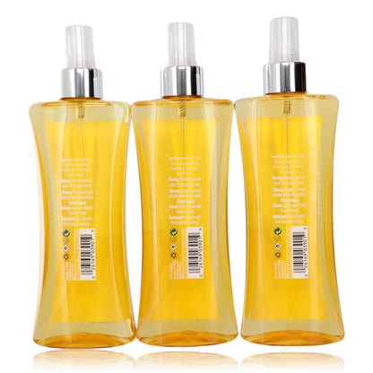 Vanilla by Body Fantasies, 3 Pack 8 oz Fragrance Body Spray for Women