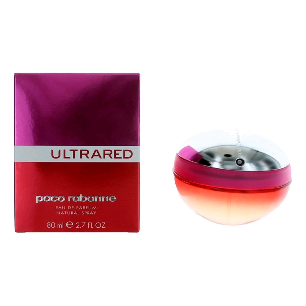 Ultrared by Paco Rabanne, 2.7 oz EDP Spray for Women