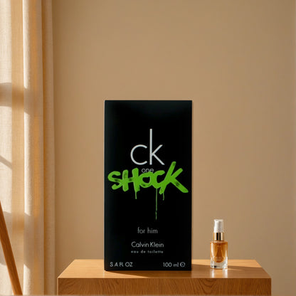 CK One Shock by Calvin Klein, 3.4 oz EDT Spray for Men