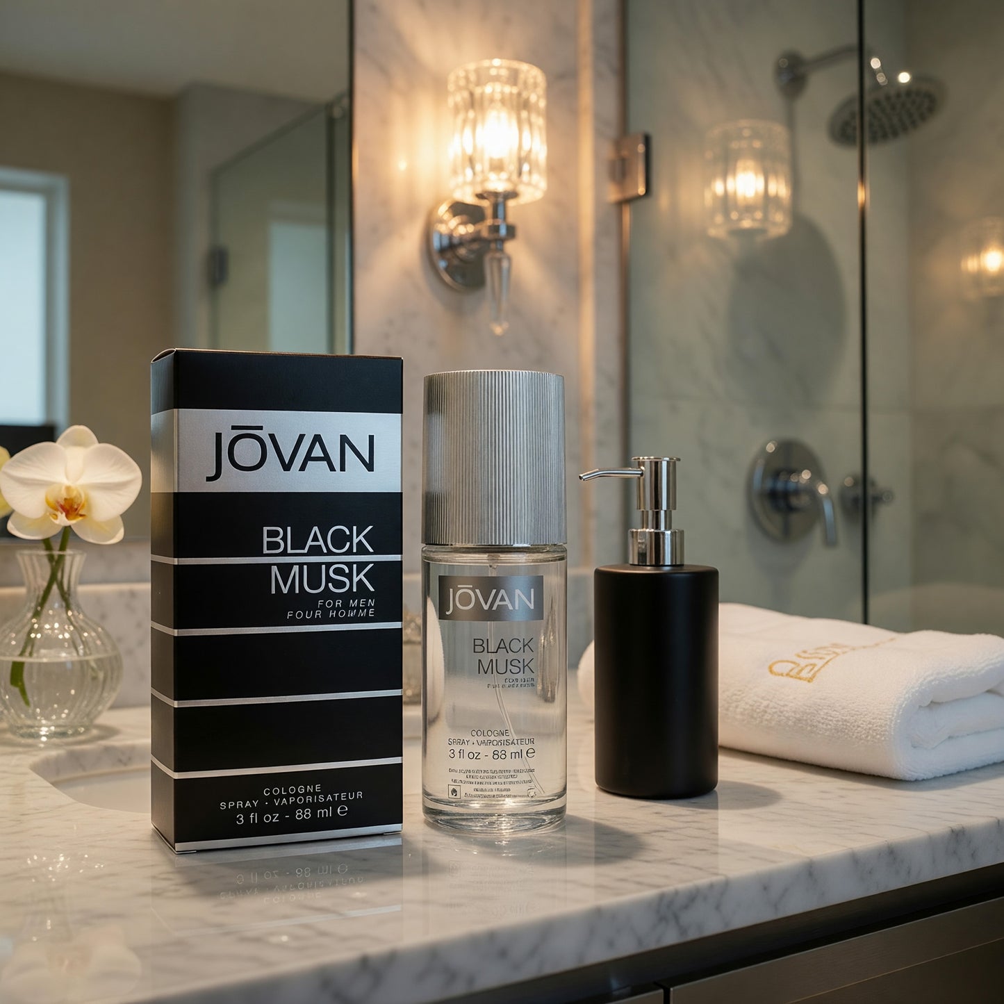 Jovan Black Musk by Jovan, 3 oz Cologne Spray for Men