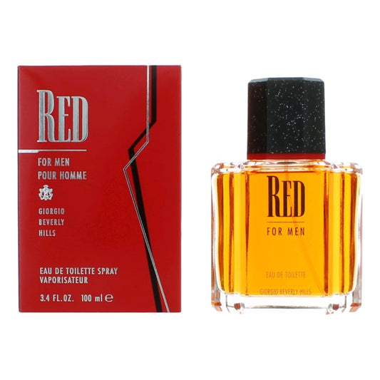 Red by Beverly Hills, 3.4 oz EDT Spray for Men