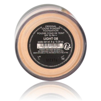Bare Minerals Loose Powder Foundation, .28oz Powder Foundation SPF 15 - Light 08
