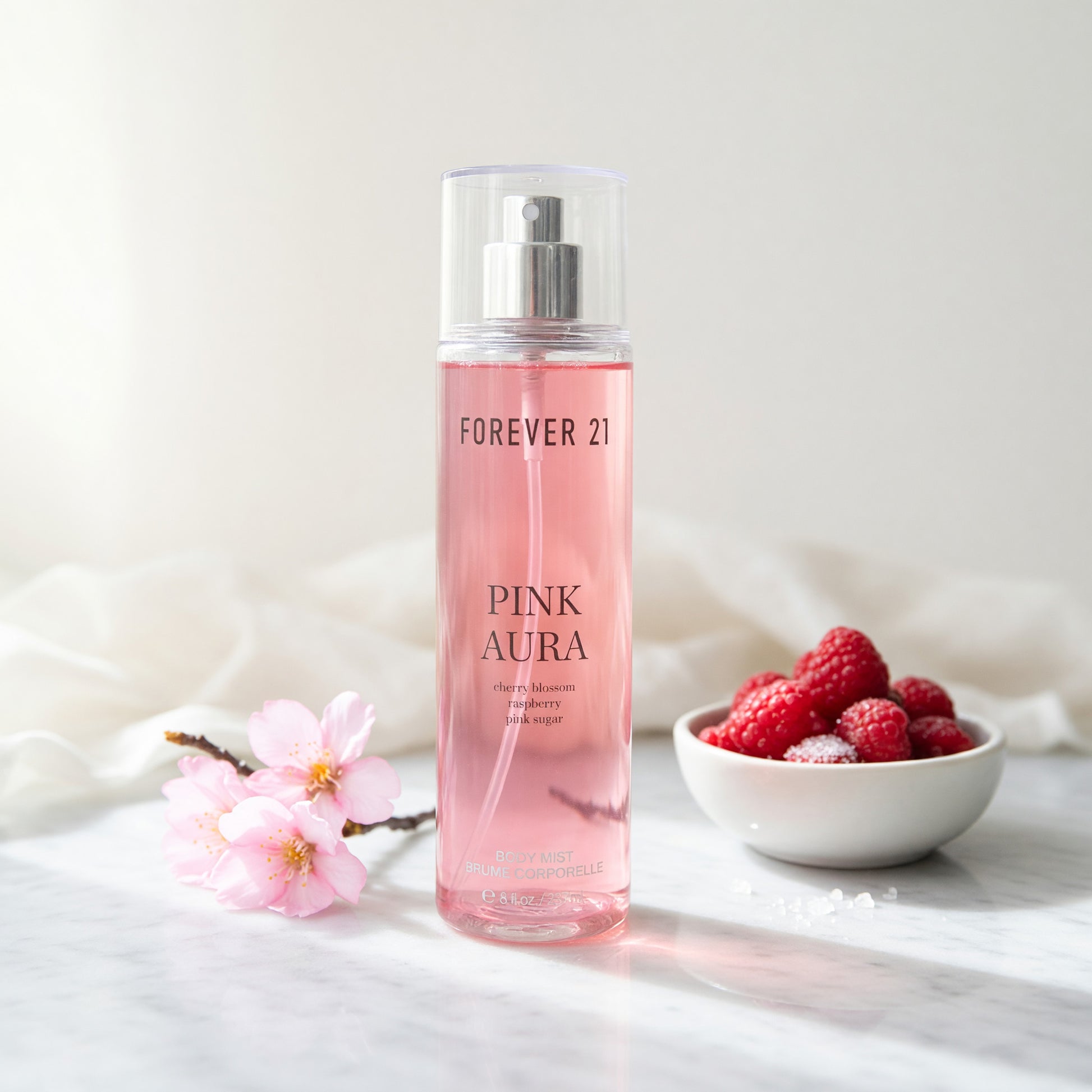 Forever 21 Pink Aura by Forever 21, 8 oz Body Mist for Women
