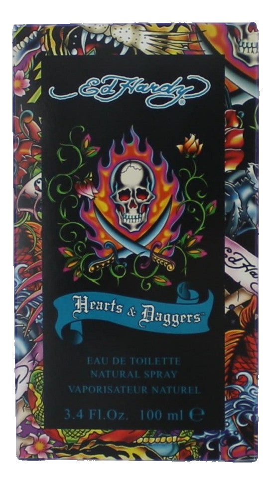 Ed Hardy Hearts & Daggers by Christian Audigier, 3.4oz EDT Spray men