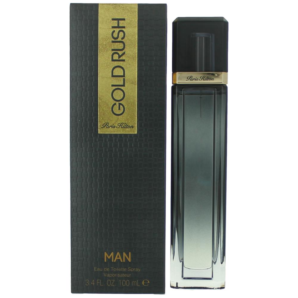 Gold Rush by Paris Hilton, 3.4 oz EDP Spray for Men