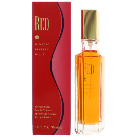 Red by Beverly Hills, 3 oz EDT Spray for Women