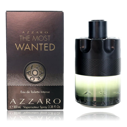 Azzaro The Most Wanted by Azzaro, 3.3 oz EDT Intense spray for Men