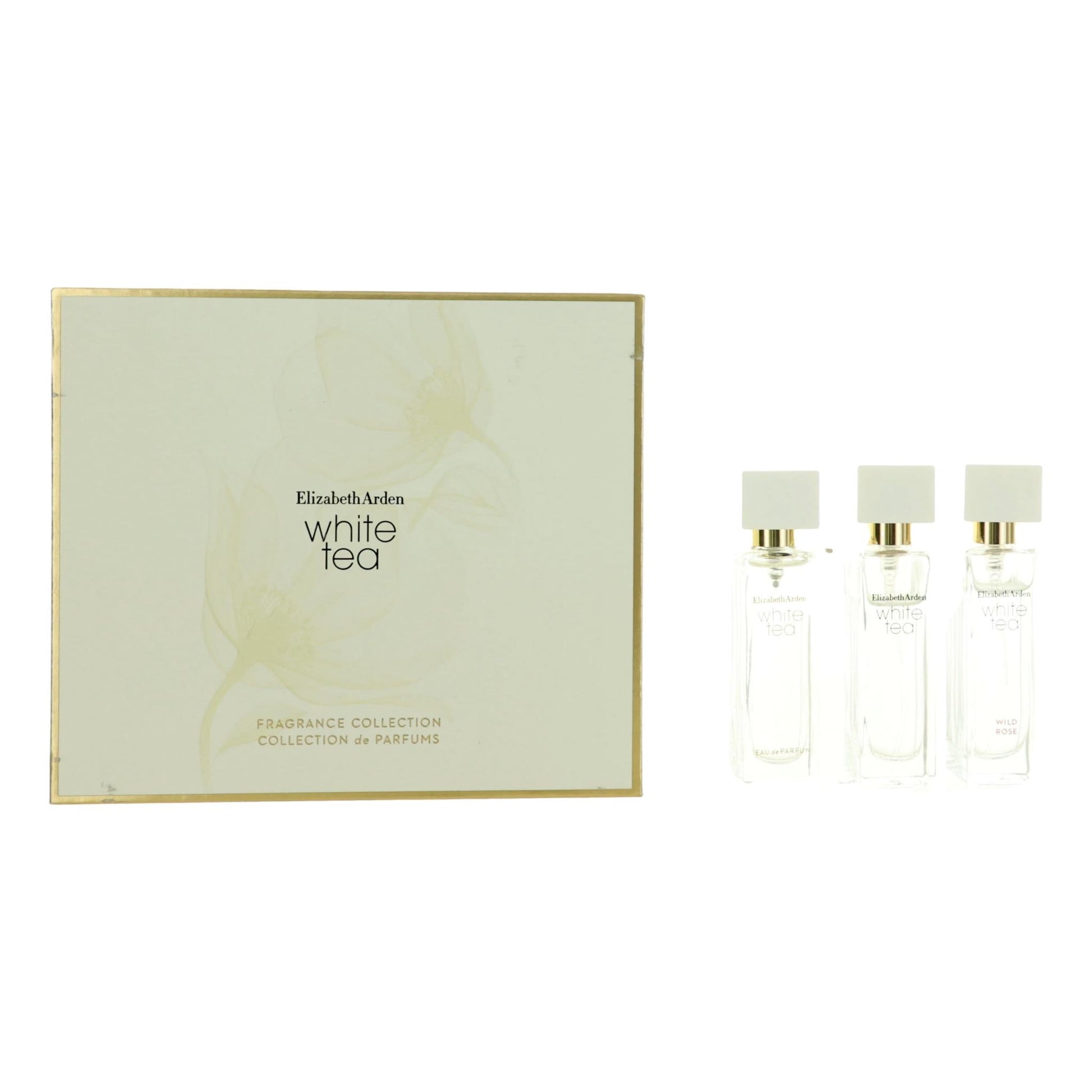 White Tea by Elizabeth Arden, 3 Piece Variety Set for Women