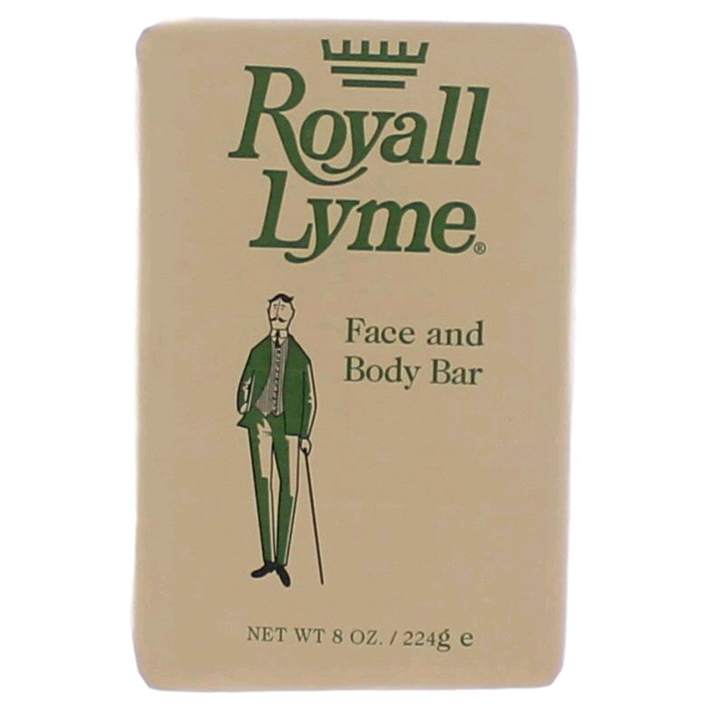 Royall Lyme by Royall Fragrances, 8 oz Face & Body Bar (Soap) for Men