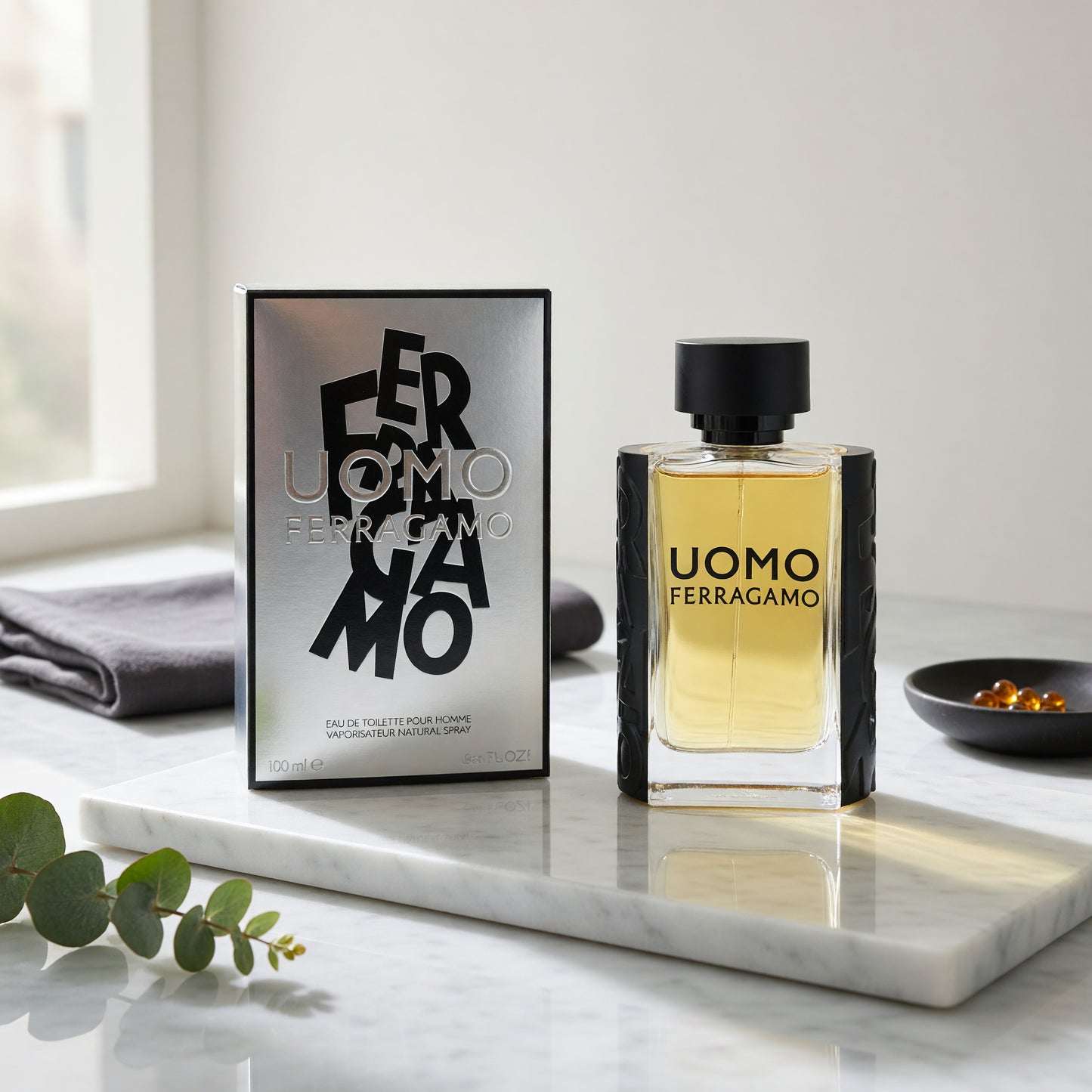 Uomo by Salvatore Ferragamo, 3.4 oz EDT Spray for Men