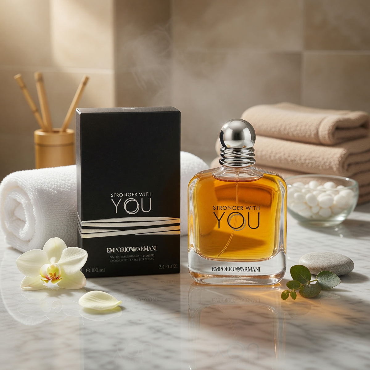 Stronger With You by Emporio Armani, 3.4 oz EDT Spray for Men