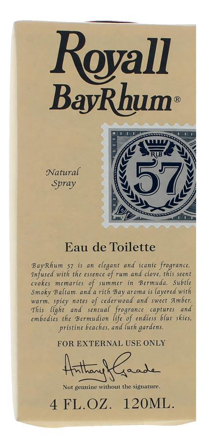 Royall BayRhum 57 by Royall Fragrances, 4 oz EDT Spray for Men
