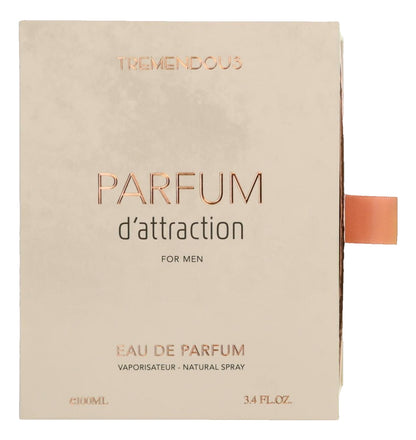 Parfum D'Attraction by Tremendous Parfums, 3.4 oz EDP Spray for Men