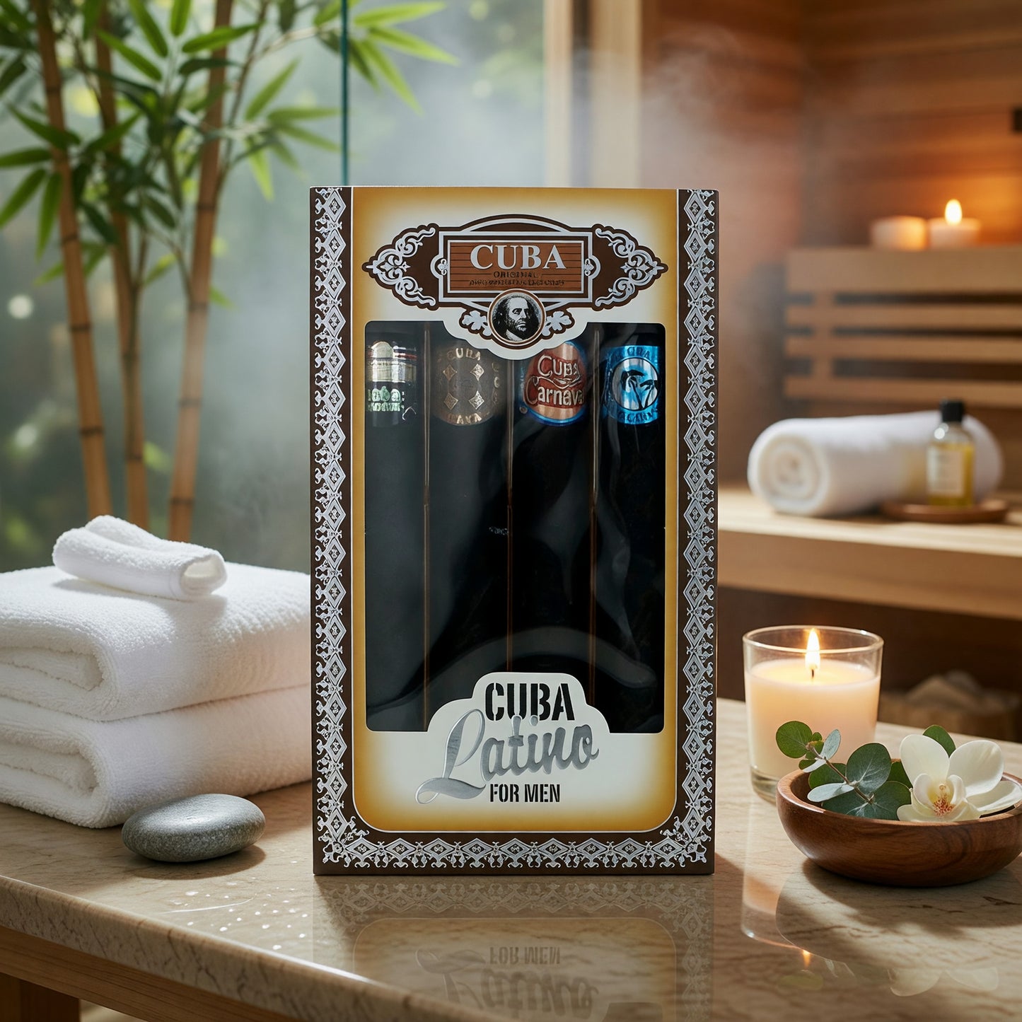 Cuba Latino by Cuba, 4 Piece Gift Set for Men