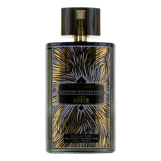 Liquid Amber by Aubusson, 3.4 oz EDT Spray for Men
