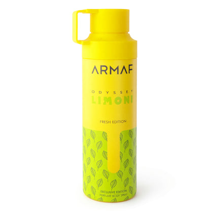 Odyssey Limoni Fresh Edition by Armaf, 6.8 oz Body Spray for Men 
