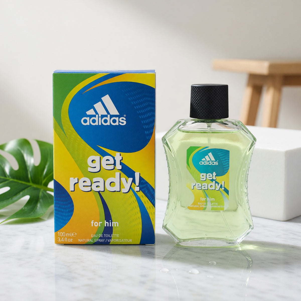 Adidas Get Ready by Adidas, 3.4 oz EDT Spray for Men