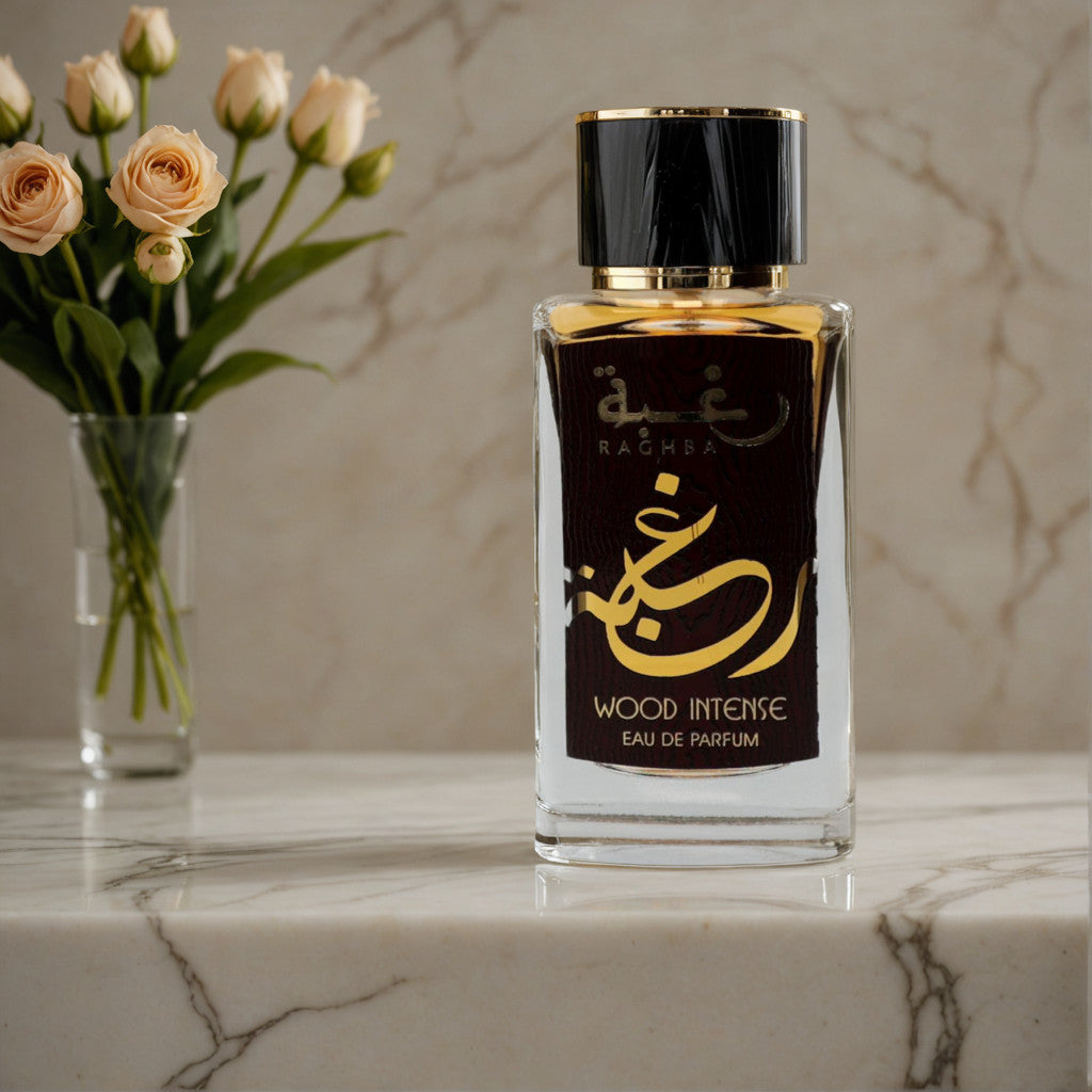 Raghba Wood Intense by Lattafa, 3.4 oz EDP Spray for Men