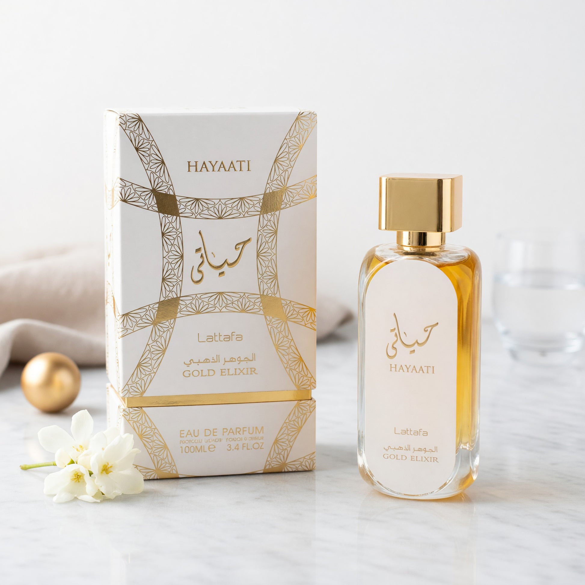 Hayaati Gold Elixir by Lattafa, 3.4 oz EDP Spray for Unisex
