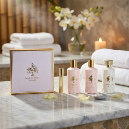 Game of Spades Royale by Jo Milano, 4 Piece Gift Set for Unisex