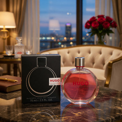 Deep Red by Hugo Boss, 2.5 oz EDP Spray for Women