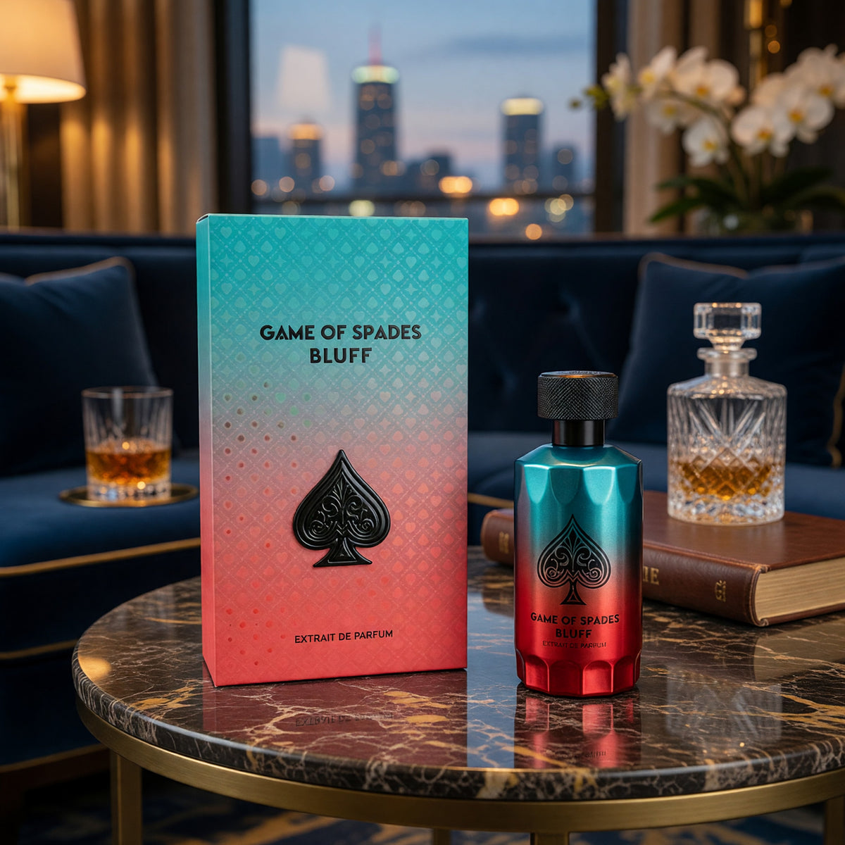 Game of Spade Bluff by Jo Milano, 3.4oz Extrait De Parfum Spray for Unisex