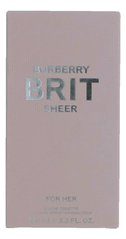 Brit Sheer by Burberry, 3.3 oz EDT Spray for Women