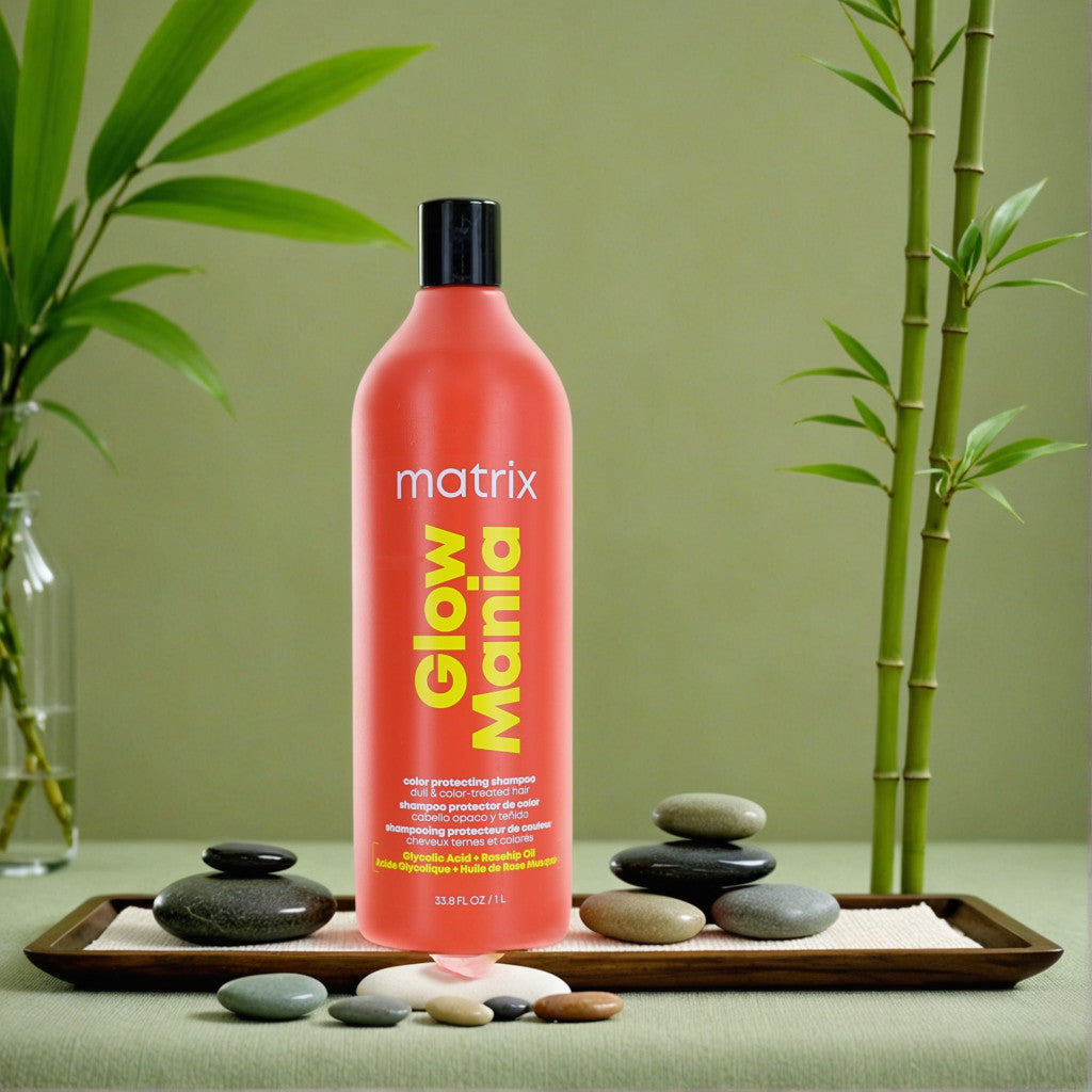 Glow Mania by Matrix, 1 Liter Color Protecting Shampoo