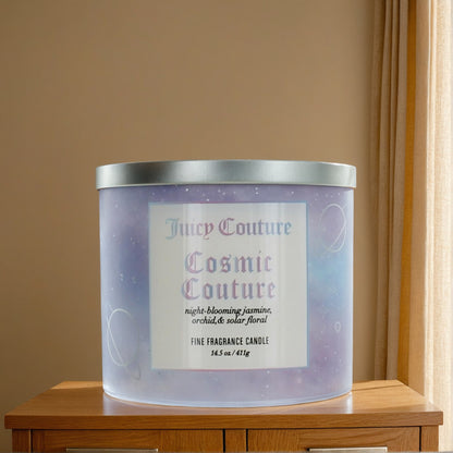 Juicy Couture 14.5 oz Soy Wax Blend 3 Wick Candle - Cosmic Couture