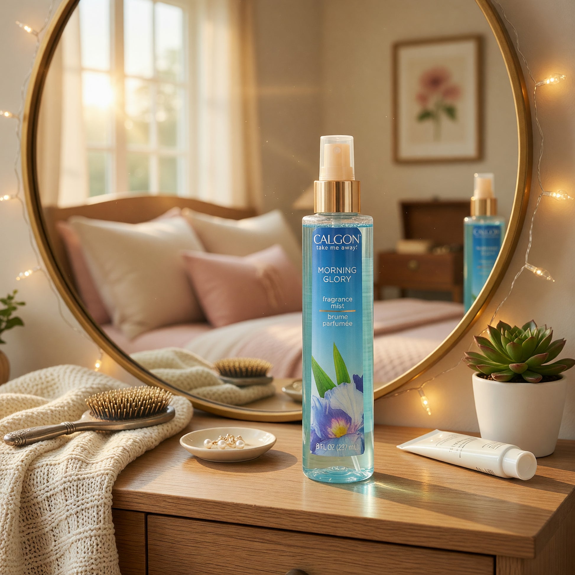 Calgon Morning Glory by Calgon, 8 oz Fragrance Body Mist for Women
