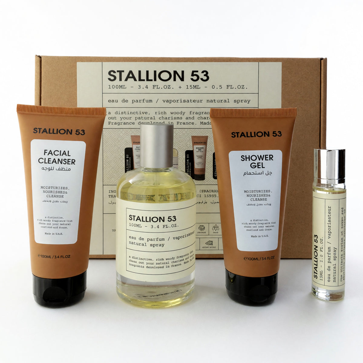 Stallion 53 by Emper, 4 Piece Gift Set for Unisex