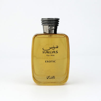 Hawas Exotic for Him by Rasasi, 3.4 oz EDP Spray for Men
