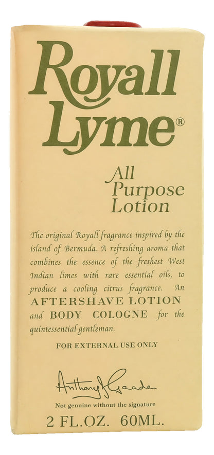Royall Lyme by Royall Fragrances, 2 oz All Purpose Lotion for Men