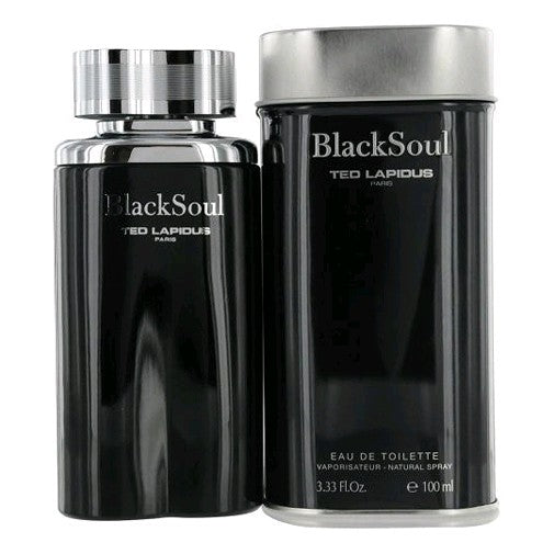 Black Soul by Ted Lapidus, 3.4 oz EDT Spray for Men