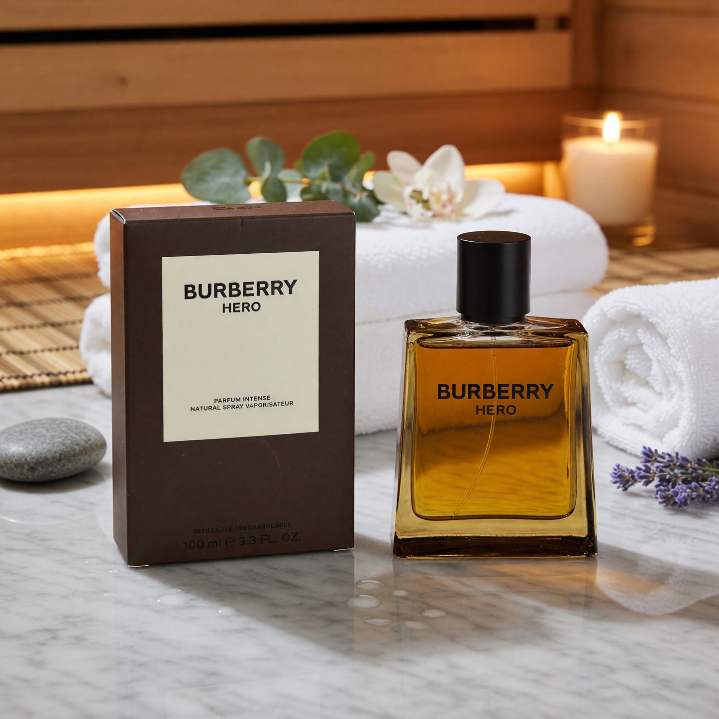 Burberry Hero by Burberry, 3.3 oz Parfum Intense Spray for Men 