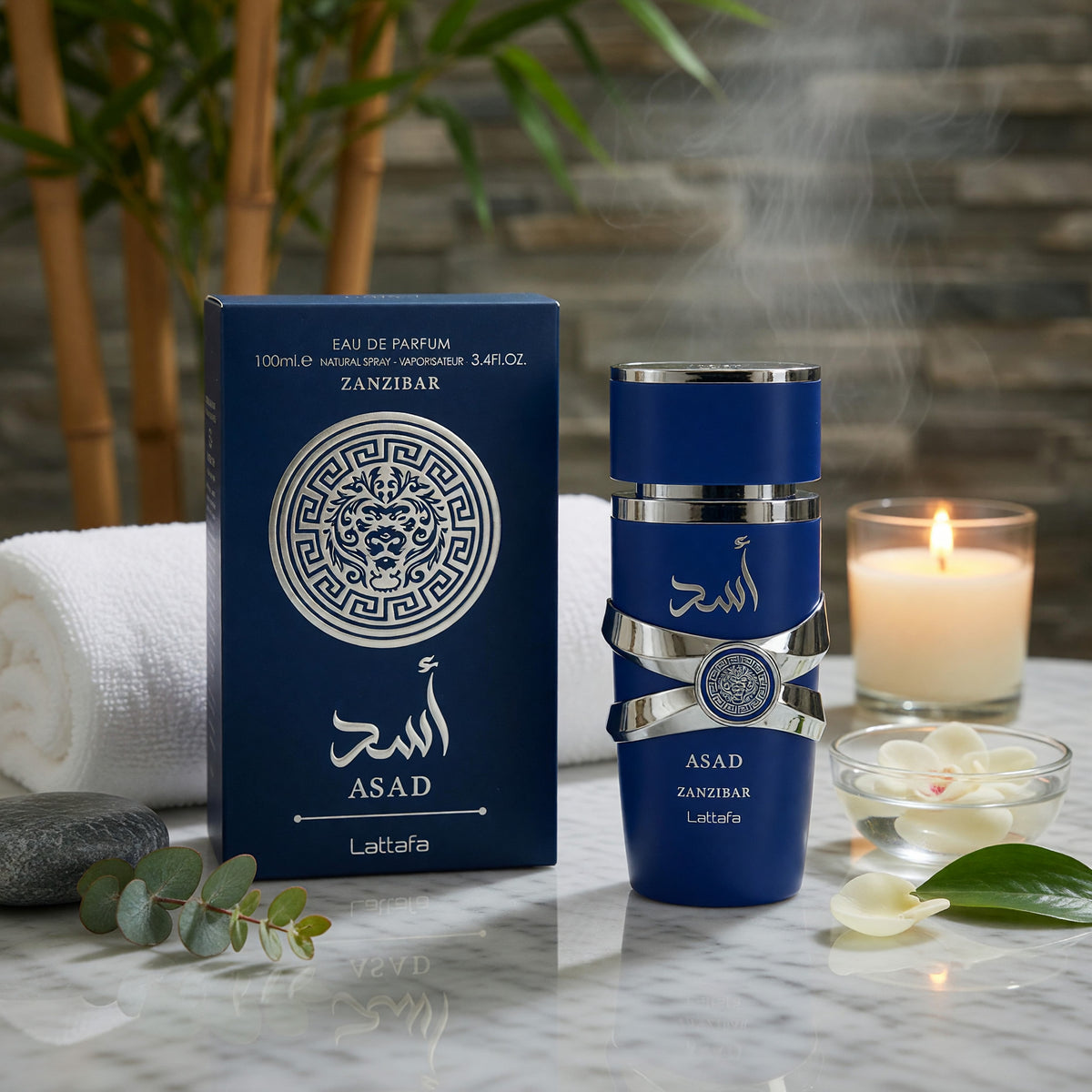 Asad Zanzibar by Lattafa, 3.4 oz EDP Spray for Men