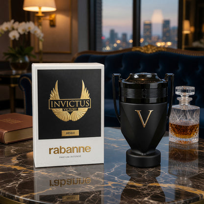Invictus Victory Absolu by Paco Rabanne, 3.4oz Parfum Intense Spray men